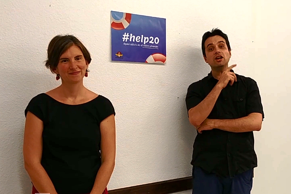 Campanya #Help20 d'APSOCECAT a favor de les persones amb sordceguesa / Foto: Web ASOPCECAT