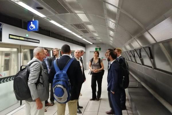 Visita a les línes automàtiques del metro de Barcelona durant una jornada organitzada per Unex amb col·laboració de Railgrup / Foto: Unex