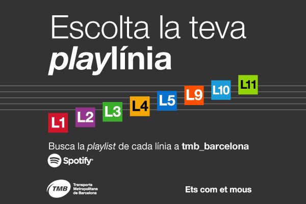 Les playlists de TMB a Spotify / Imatge: TMB 
