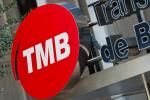 Logotip de TMB a la seu de l'empresa