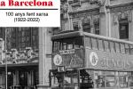Coberta del llibre "Els autobusos a Barcelona, 100 anys fent xarxa (1922 - 2022)"