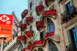 La Casa Batlló guarnida de roses per Sant Jordi / Foto: Marta Espinosa