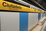 Andana de l'estació Ciutadella / Vila Olímpica de la L4 de metro / Foto: Miguel Ángel Cuartero (TMB) 