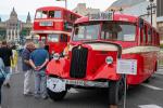 L'aclo 410 i el Dodge 265 de la Fundació TMB exposats durant l'edició anterior del 2023 / Foto: Miguel Ángel Cuartero (TMB)