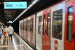 Noves pantalles d'informació a l'usuari de metro. /Foto: PEP HERRERO (TMB)