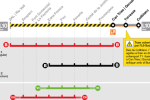 Mapa del tall a L10S i les alternatives de transport segons itinerari / Imatge: TMB