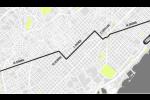 Recorregut de la Cursa Diagonal DIR-Guàrdia Urbana 2025 / Plànol: Web oficial de la cursa