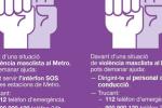 Cartells de la campanya a metro i bus / Imatge: TMB