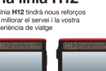 Visual de la campanya de reforços de l'H12 / Imatge: TMB