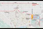 Recorregut de la Bicicletada / Plànol: Ajuntament de Barcelona
