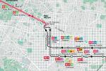 Plànol del futur traçat de l'X1 de bus a Zona Universitària / Imatge: TMB