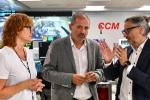 Un moment de la visita al Centre de Control de Metro / Font: Pep Herrero (TMB)