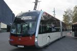 El bus d'Iirizar model i2e articulat, 100% elèctric de 18,75 metres de longitud / Foto: Miguel Ángel Cuartero (TMB)