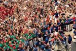 Un moment de la diada castellera del dia de la Mercè / Foto: Ajuntament de Barcelona