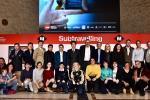 Jurat, guanyadors, finalistes i patrocinadors del Subtravelling al final de la gala / Foto: Pep Herrero (TMB)