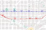 Circuit urbà de la 41 edició de la Zurich Marató de Barcelona / Imatge: Google Maps i TMB