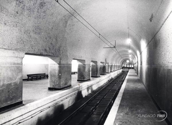 L'estació de Correus va ser final de línia del Gran Metro / Foto: Arxiu TMB