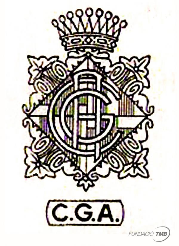Escut de la CGA / Arxiu Fundació TMB Escut de la CGA / Arxiu Fundació TMB