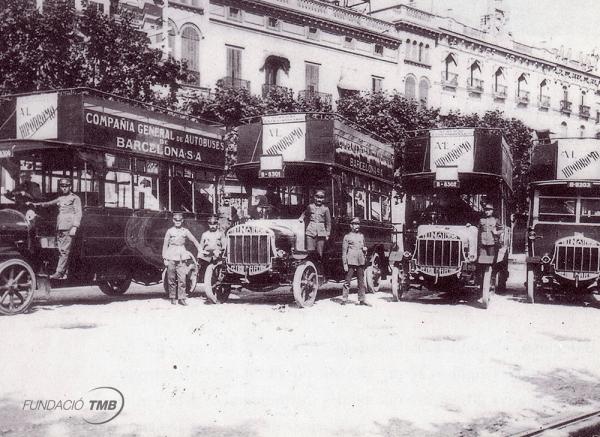Servei especial d'autobusos de la CGA / Arxiu Fundació TMB Servei especial d'autobusos de la CGA / Arxiu Fundació TMB