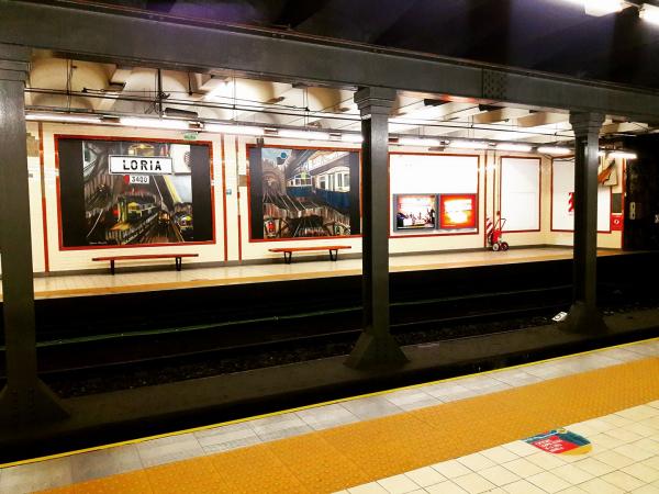 Visió general de l'estació de Loria. /Foto: Yanina Fernández