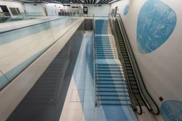 El disseny de Toyo Ito personalitza l'estació Fira / Foto: Pep Herrero El disseny de Toyo Ito personalitza l'estació Fira / Foto: Pep Herrero