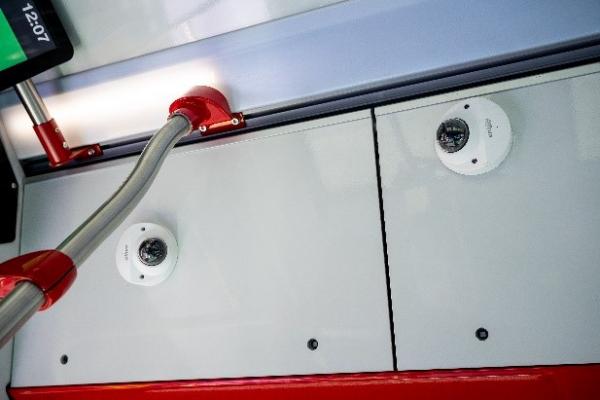 Càmera a bord d'un bus / Foto: TMB Càmera a bord d'un bus / Foto: TMB