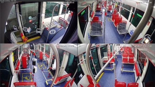 Imatge de la càmera de videovigilància / Foto: TMB Imatge de la càmera de videovigilància / Foto: TMB