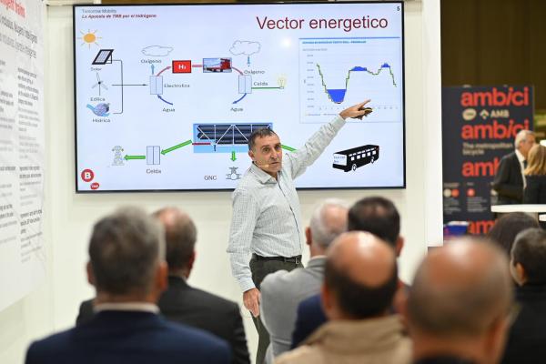 Mario Canet durant la presentació. /Foto: PEP HERRERO (TMB)