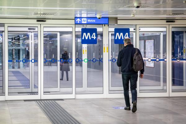 Nova estació de la M4. /Foto: ATM MILANO Nova estació de la M4. /Foto: ATM MILANO