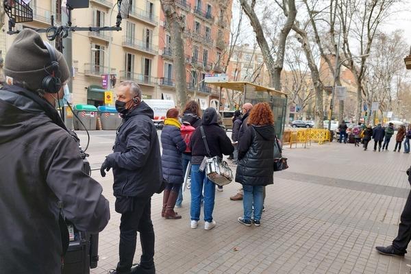 Rodatge de la sèrie de TV3 'Com si fos ahir' / Foto: TMB