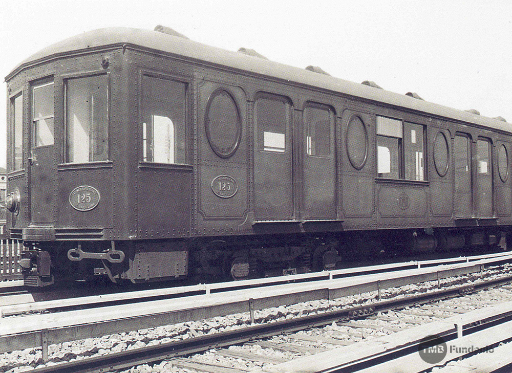 Tren de la sèrie 100 / Foto. Arxiu TMB